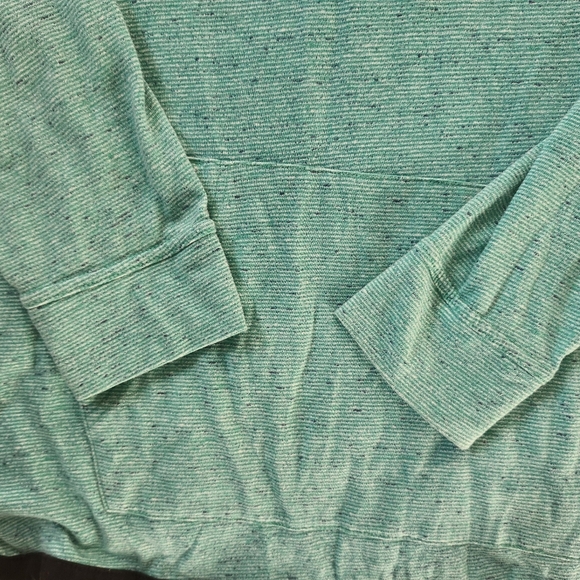 Hollister Men Sz M Hoodie Drawstring Lightweight Blue Teal Cotton Blend Pullover - Picture 5 of 12